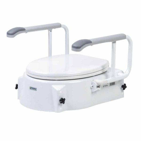 Peak Raised Toilet Seat With Swing Back Arms