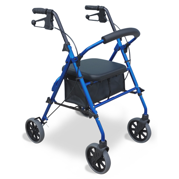 Redgum Adjustable Height Seat Walker 8" Wheels